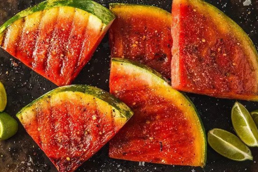 Watermelon grilling recipe for summer.