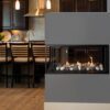 LX1 Pier Multi-Sided Gas Fireplace - Propane Gas - Image 3
