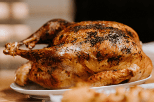 Turkey from Thanksgiving dinner on your BBQ