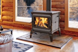 HeathStone Stove in the home
