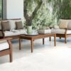 Opal Loveseat w/ Low Back Cushions D Grade Premier Flax - Image 2