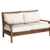 Opal Loveseat w/ Low Back Cushions D Grade Premier Flax