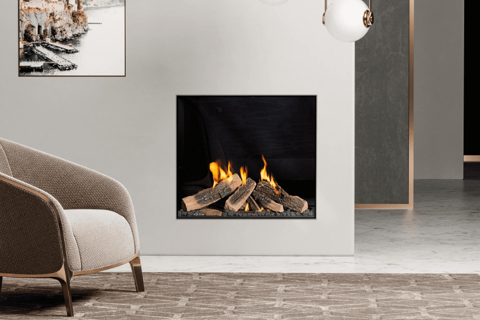 ORTAL Gas Fireplace from their Wilderness Collection