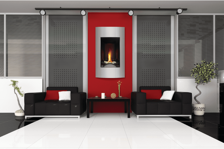 Vittoria vertical fireplace from Napoleon