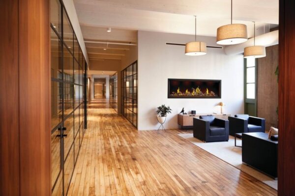 74" Tall Vector FP w/ Luminuous Logs PF2, eFire Control & Remote w/ Porc. Panels - Image 2