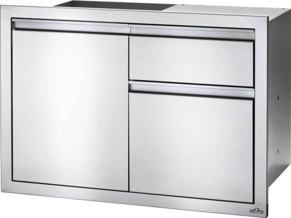 36 x 24 inch Single Door & Standard Drawer Angled