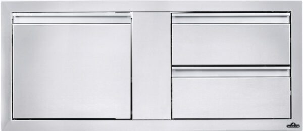 42 x 16 inch Single Door & Double Drawer Combo