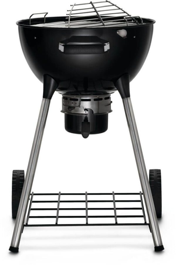 Premium 18 Charcoal Kettle lid off grill up