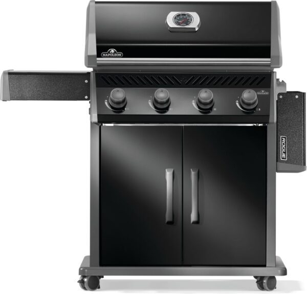 Rogue 525 LP in Black w/ Cast Iron Grills - Image 4