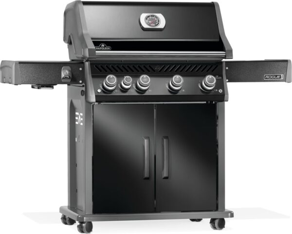 Rogue PRO 525 Natural Gas Grill With Infrared Side  Burner, Black - Image 4