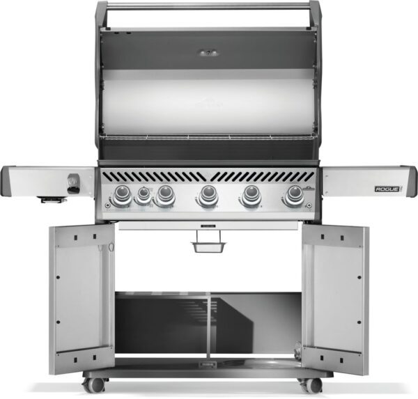 Rogue PRO 625 Natural Gas Grill W/ Infrared Side Burner, Stainless Steel - Image 4