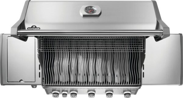 Rogue PRO 625 Propane Gas Grill w/ Infrared Side Burner, Stainless Steel - Image 5