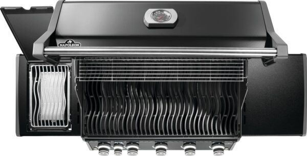 Rogue PRO 625 Natural Gas Grill With Infrared Side Burner, Black - Image 5