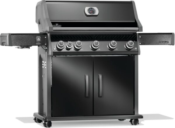 Rogue PRO 625 Natural Gas Grill With Infrared Side Burner, Black - Image 6