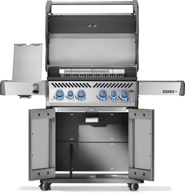 Rogue PRO-S 525 Natural Gas Grill w/ Infrared Side & Rear Burners, Stainless - Image 7