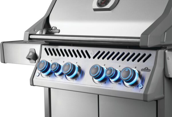 Rogue PRO-S 525 Natural Gas Grill w/ Infrared Side & Rear Burners, Stainless - Image 4