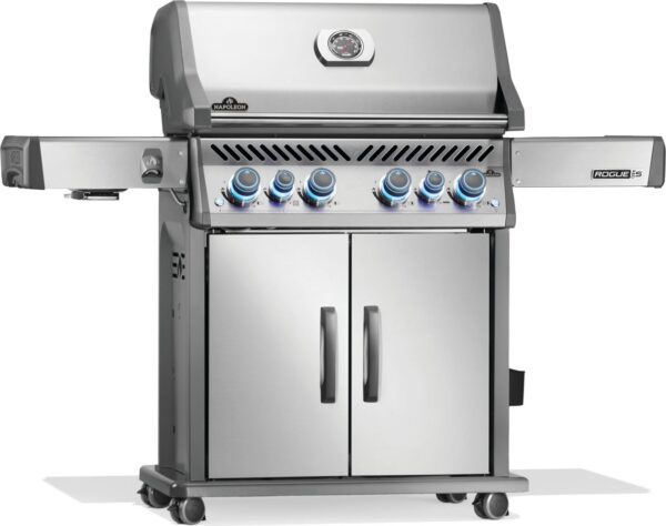 Rogue PRO-S 525 Natural Gas Grill w/ Infrared Side & Rear Burners, Stainless - Image 5