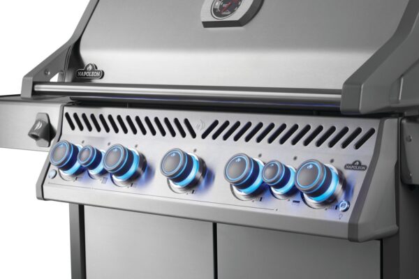 Rogue PRO-S 625 Natural Gas Grill w/ Infrared Side & Rear Burners, Sainless - Image 4