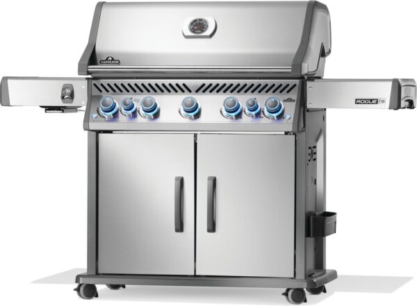 Rogue PRO-S 625 Natural Gas Grill w/ Infrared Side & Rear Burners, Sainless - Image 6