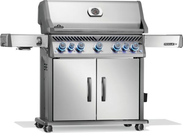 Rogue PRO-S 625 Propane Gas Grill w/ Infrared Side & Rear Burners, Stainless - Image 4