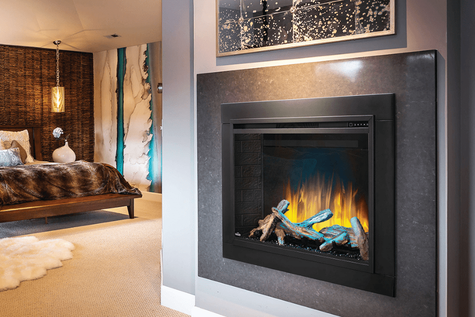 An electric fireplace can be easy to install