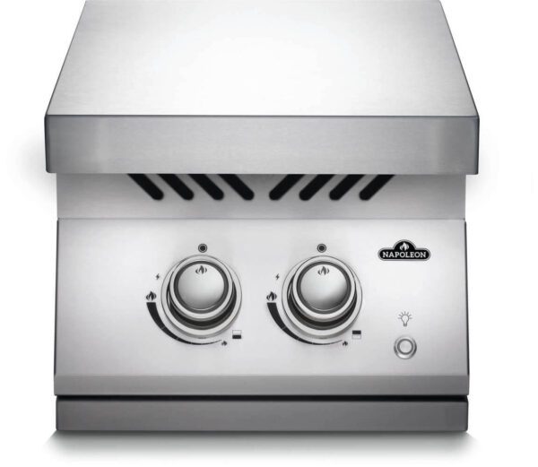 Built-in 700 Series Inline Dual Range Top Burner lid closed