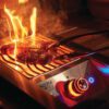 Built-In 700 Series 32 flamed steaks