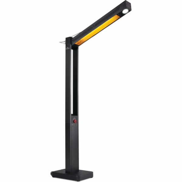 Napoleon Phantom Freestand Electric Outdoor Heater standing on