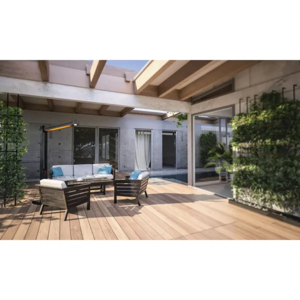 Napoleon Phantom Freestand Electric Outdoor Heater lifestyle