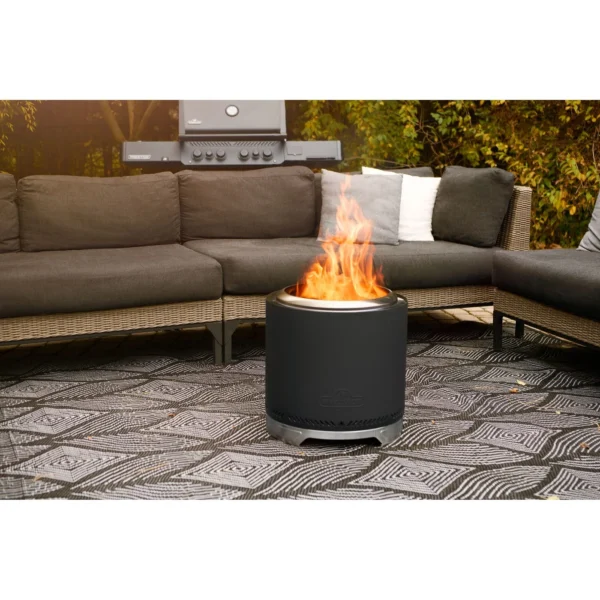 Napoleon Timberwolf Smokeless Wood Fire Pit (18") lifestyle