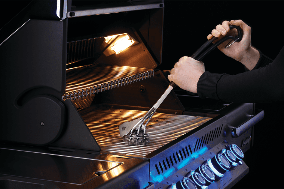 Cleaning your grill after each use is a great way to maintain it for seasons to come.
